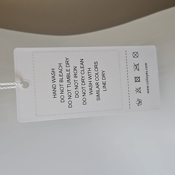 COLLOYES Two Piece Sexy Navy Blue Bikini Set Halter String Triangle Swimwear - Picture 5 of 11